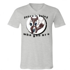 Unisex V-Neck Jersey Tee