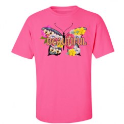 Unisex Ultra Cotton Safety Neon Crewneck Tee