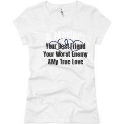 Ladies Slim Fit Basic Promo Jersey Tee