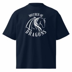 Unisex Organic Oversized High Neck T-Shirt