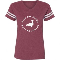 Ladies Relaxed Fit Vintage Sports Tee