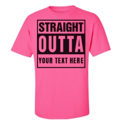 Unisex Ultra Cotton Safety Neon Crewneck Tee