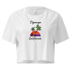 Ladies Festival Cali Crop Top Tee