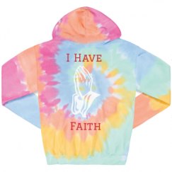 Unisex Tie-Dye Fleece Hoodie