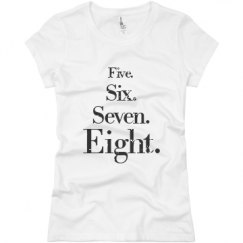 Ladies Slim Fit Basic Promo Jersey Tee