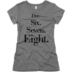 Ladies Slim Fit Super Soft Triblend Tee