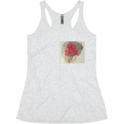 Ladies Slim Fit Super Soft Racerback Triblend Tank
