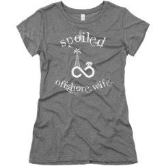 Ladies Slim Fit Super Soft Triblend Tee