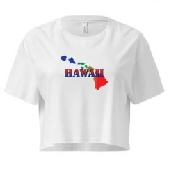 Ladies Festival Cali Crop Top Tee