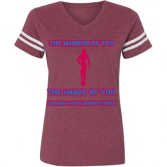 Ladies Relaxed Fit Vintage Sports Tee