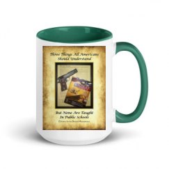 15oz Ceramic Mug with Color Inside