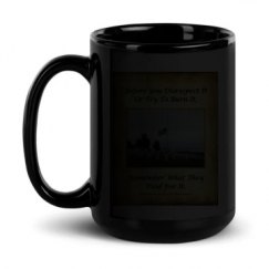 15oz Black Glossy Mug