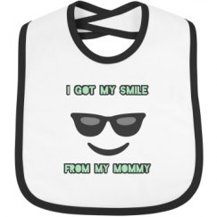 Infant Contrast Trim Bib