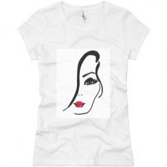 Ladies Slim Fit Basic Promo Jersey Tee