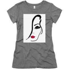 Ladies Slim Fit Super Soft Triblend Tee