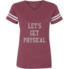 Ladies Relaxed Fit Vintage Sports Tee