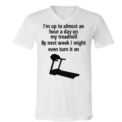 Unisex V-Neck Jersey Tee