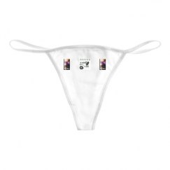 Basic White Thong Underwear