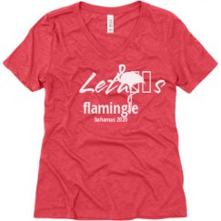 Ladies Relaxed Fit Super Soft Triblend V-Neck Tee