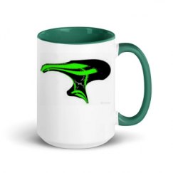 15oz Ceramic Mug with Color Inside