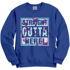 Unisex Film and Foil Crewneck Sweatshirt