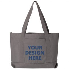 Custom Text Design Tote Bag
