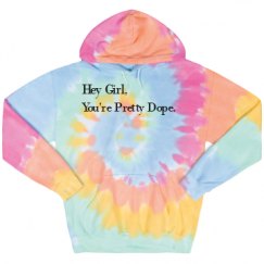 Unisex Tie-Dye Fleece Hoodie