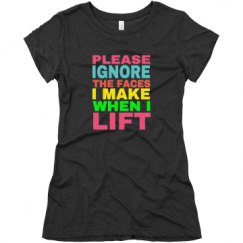 Ladies Slim Fit Super Soft Triblend Tee