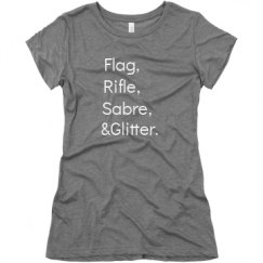 Ladies Slim Fit Super Soft Triblend Tee