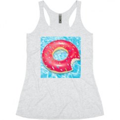 Ladies Slim Fit Super Soft Racerback Triblend Tank