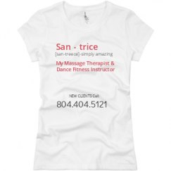 Ladies Slim Fit Basic Promo Jersey Tee