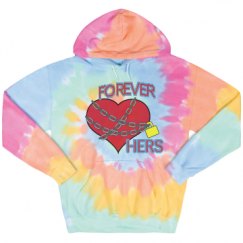 Unisex Tie-Dye Fleece Hoodie