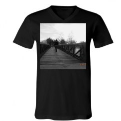 Unisex V-Neck Jersey Tee