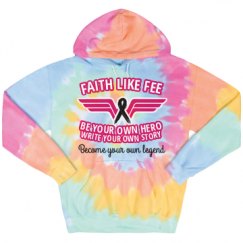 Unisex Tie-Dye Fleece Hoodie