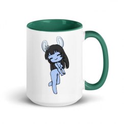 15oz Ceramic Mug with Color Inside