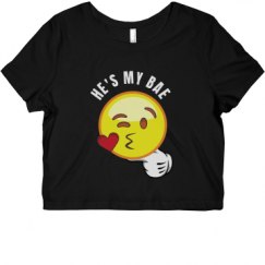 Ladies Slim Fit Crop Top Tee