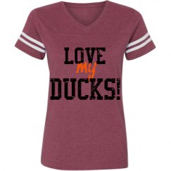 Ladies Relaxed Fit Vintage Sports Tee