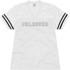 Ladies Relaxed Fit Mesh Football Jersey