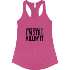 Ladies Slim Fit Racerback Tank Top