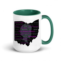 15oz Ceramic Mug with Color Inside