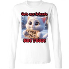 Ladies Relaxed Fit Basic Long Sleeve Tee