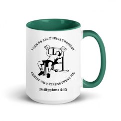 15oz Ceramic Mug with Color Inside