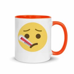 11oz Ceramic Mug with Color Inside