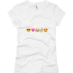 Ladies Slim Fit Basic Promo Jersey Tee