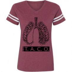 Ladies Relaxed Fit Vintage Sports Tee