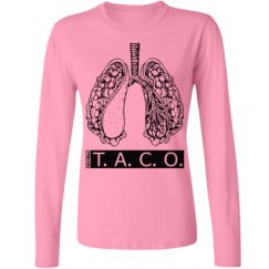 Ladies Relaxed Fit Basic Long Sleeve Tee