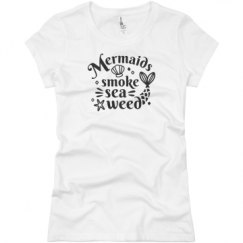 Ladies Slim Fit Basic Promo Jersey Tee