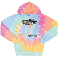Unisex Tie-Dye Fleece Hoodie