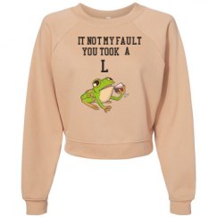 Women's Raglan Pullover Fleece