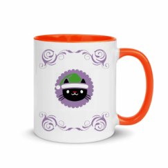 11oz Ceramic Mug with Color Inside